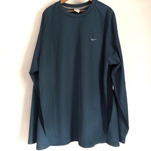 Nike Blue Long Sleeve Shirt